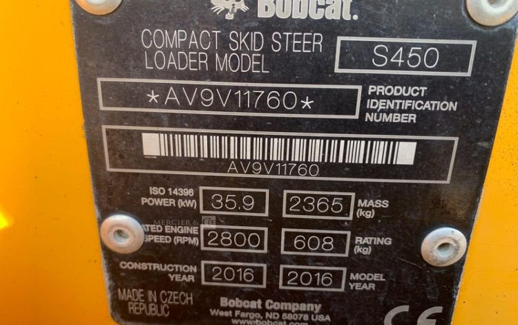 BOBCAT S450  BOB010248