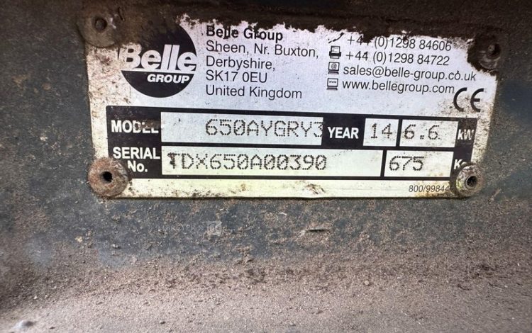 BELLE GROUP 650AYGRY3  ROU010501