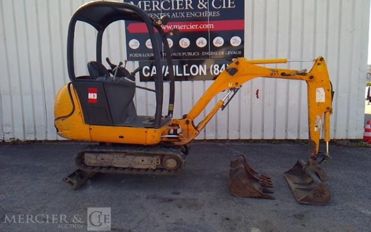 JCB MINI PELLE 8014 –  1.5T – 10231H –  AN2007 JAUNE 83466
