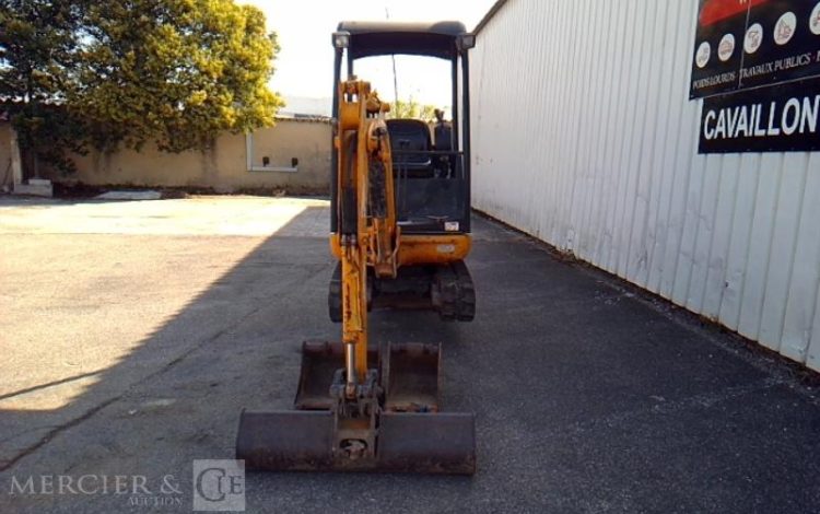 JCB MINI PELLE 8014 –  1.5T – 10231H –  AN2007 JAUNE 83466