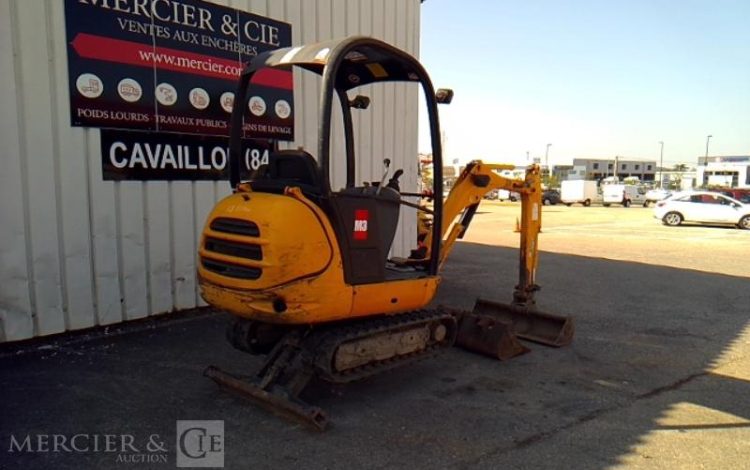 JCB MINI PELLE 8014 –  1.5T – 10231H –  AN2007 JAUNE 83466