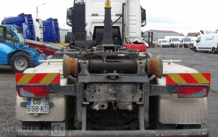 MAN TGS 35,400 AVEC BRAS AMPLIROLL MARREL – PTAC 32 TONNES – DIESEL – 315197 KMS BLANC CG-698-KD