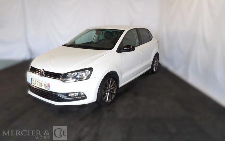 VOLKSWAGEN POLO 1,2 TSI 90CH BLUEMOTION CUP DSG BVA BLANC DJ-739-YH