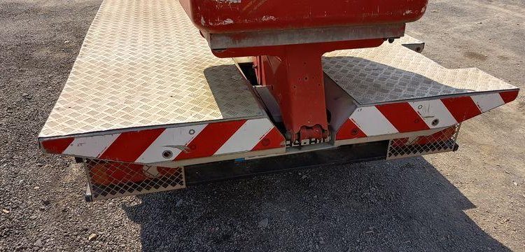 NISSAN CABSTAR  AVEC NACELLE TOPY11 FRANCE ELEVATEUR 12M – DIESEL – 1501 HEURES – ROUGE DL-099-HA