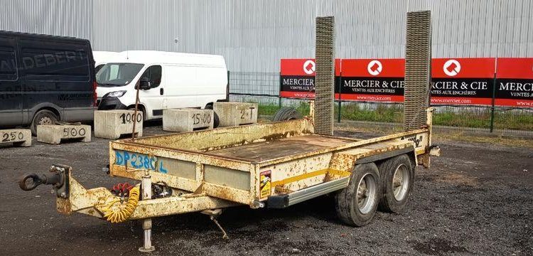 GOURDON REMORQUE PORTE ENGIN PE6000 2 ESSIEUX – PTAC : 6 TONNES – ANNEE 2015  DP-238-CL