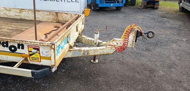 GOURDON REMORQUE PORTE ENGIN PE6000 2 ESSIEUX – PTAC : 6 TONNES – ANNEE 2015  DP-238-CL
