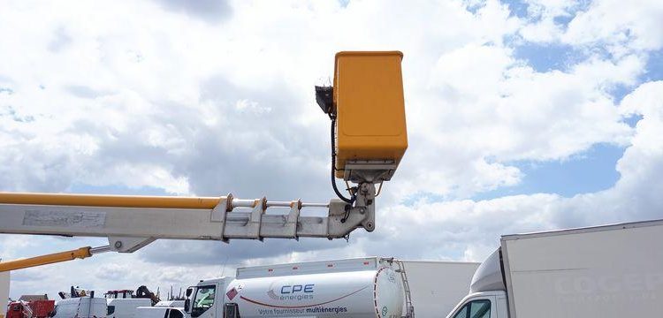 RENAULT MAXITY AVEC NACELLE MT202 – 20M – DIESEL – 3107 HEURES – 74699 KMS – ANNEE 2016 BLANC DZ-109-VC