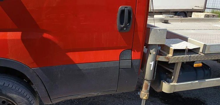 MULTITEL DAILY  AVEC NACELLE MULTITEL MX170 –  17 M -DIESEL –  4217 HEURES – 80787 KMS – ROUGE DZ-851-XJ