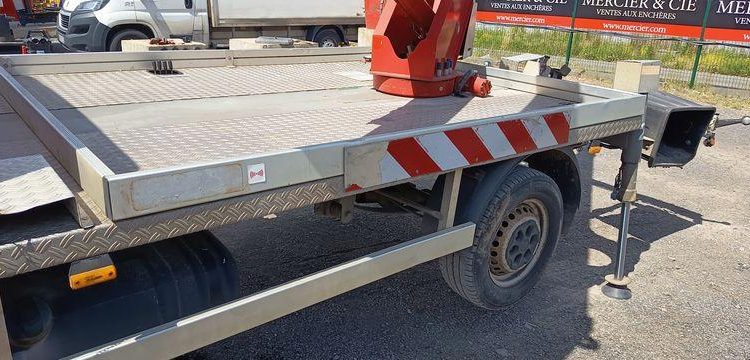 MULTITEL DAILY  AVEC NACELLE MULTITEL MX170 –  17 M -DIESEL –  4217 HEURES – 80787 KMS – ROUGE DZ-851-XJ