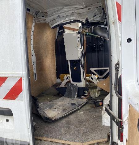 RENAULT MASTER 3 PHASE 2 2,3DCI 16V 130CV AVEC NACELLE KLUBB K32 – 10 M – 66014 KMS – BLANC ES-866-YQ