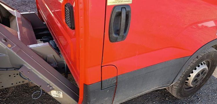 MULTITEL DAILY  AVEC NACELLE MULTITEL MT202 – 20M – DIESEL – 1203 HEURES – 45844 KMS – ROUGE EX-161-WS