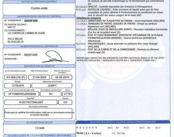 CITROEN JUMPY CABINE APPROFONDIE 1.6 BLUEHDI 115 BUSINESS 6 PLACES BLANC EX-928-CW