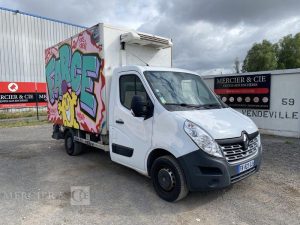RENAULT MASTER AVEC FRIGO THERMOKING V300 MAX – DIESEL – 115618 KMS – ANNEE 2019 BLANC FK-823-QJ