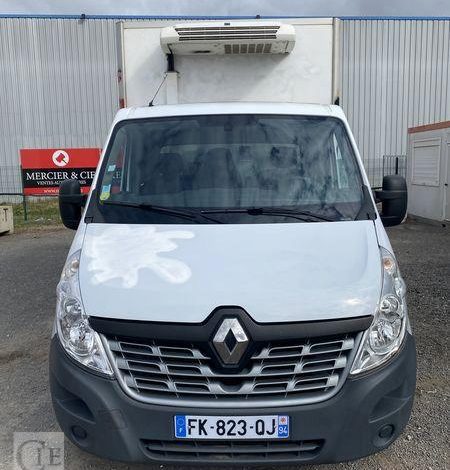 RENAULT MASTER AVEC FRIGO THERMOKING V300 MAX – DIESEL – 115618 KMS – ANNEE 2019 BLANC FK-823-QJ