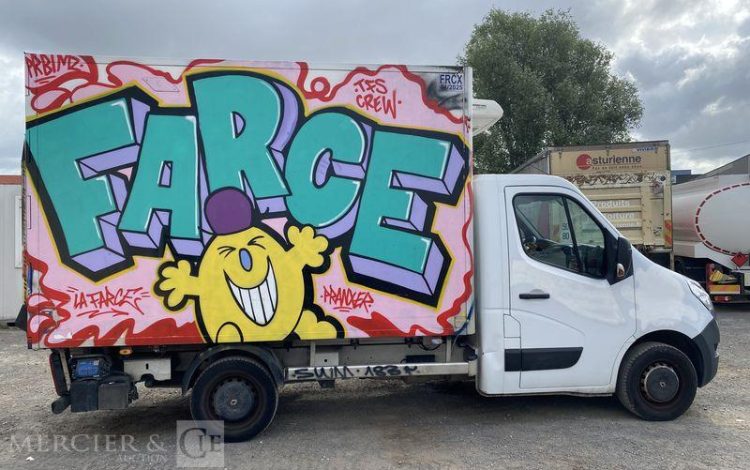 RENAULT MASTER AVEC FRIGO THERMOKING V300 MAX – DIESEL – 115618 KMS – ANNEE 2019 BLANC FK-823-QJ