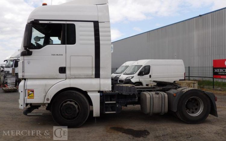 MAN TGX 18.510 4×2 BL SA PTRA 44 TONNES – 320185 KMS – ANNEE 2020 BLANC FQ-692-SJ