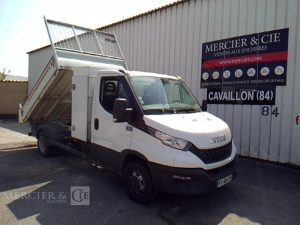 IVECO 35-160 BENNE SIMPLE CABINE COFFRE BLANC FT-601-CV
