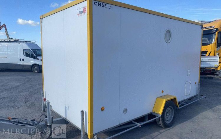 CNSE ROULOTTE DE CHANTIER SUR ESSIEU – L:4M  FV-579-XN