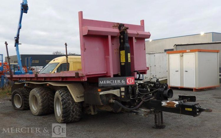 PRONAR REMORQUE AGRICOLE T386 AVEC PLATEAU AMPLIROLL – PTAC : 30T  GE-866-KN