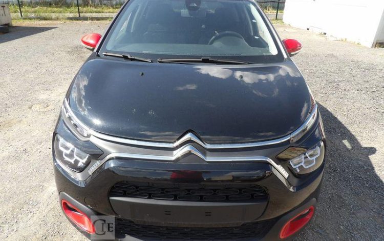 CITROEN C3 1.2 PURETECH 110 SHINE EAT – ESSENCE – 14114 KMS – ANNEE 2023 NOIR PZ2X738