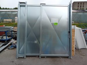 Autre Porte métallique coulissante de 240cmx250cm , ouverture 180cm avec serrure digit  124