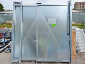 Autre Porte métallique coulissante de 240cmx250cm , ouverture 180cm avec serrure digit  127