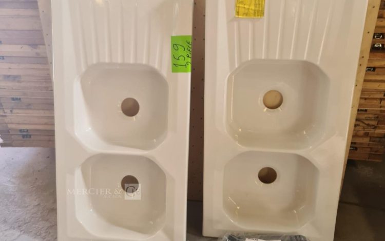 Autre Lot de 2 éviers double bac  Marque OSKAB  137
