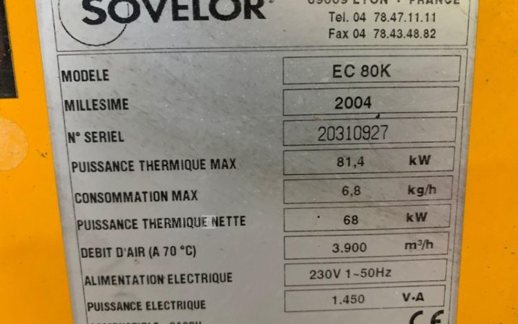 SOVELOR EC80K  CID007254