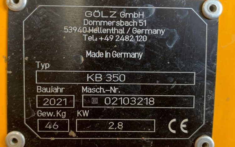 GOLZ KB350  FOR010409