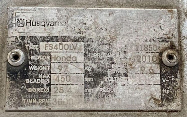 HUSQVARNA FS400LV  SCI010360