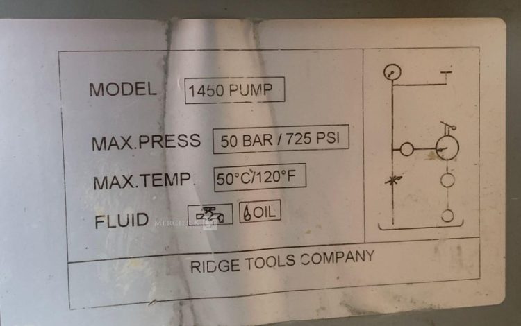 RIDGE TOOL 1450 PUMP  POM010251