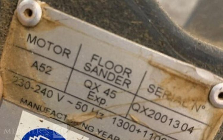 KUNZLE & TASIN FLOORSANDER QX45EXP  PON010088