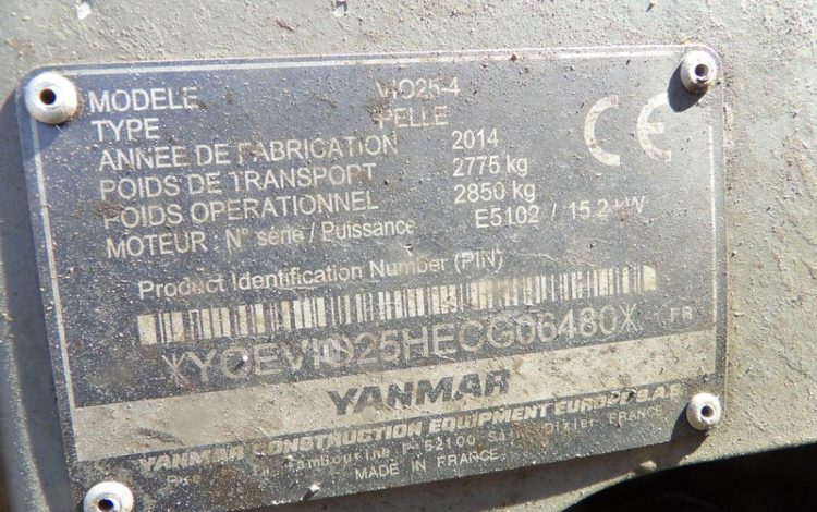 YANMAR VIO25-4  167951