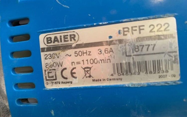 BAIER BFF222  DEC010038