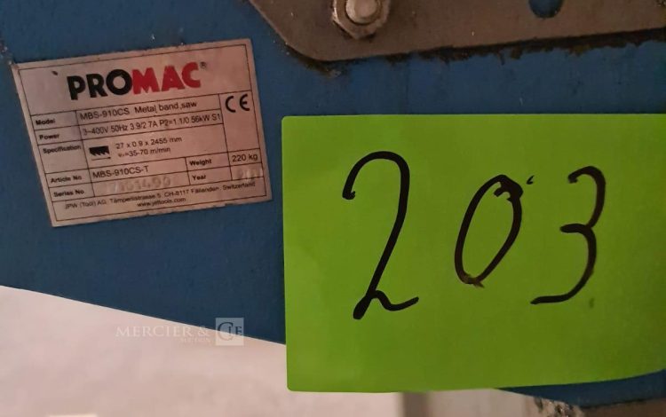 Autre Perceuse sur colonne  de la marque Promac MBS-910CS  175