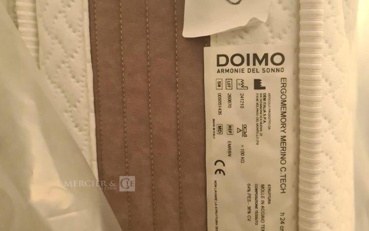 Autre Matelas épaisseur 24cm , de 90x190cm ,ErgoMemory Merino C.Tech de la marque Doim  200