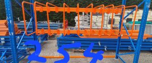 Autre Lot de 24 arceaux de protection pour racks de stockage  de 100cm x 90cm. Structu  216