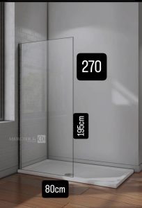 Autre Lot de 2 miroirs avec bandeau lumineux, marque SIBO, 100x110cm  270