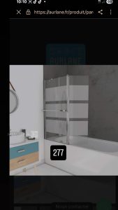 Autre Lot de 2 miroirs avec bandeau lumineux, marque SIBO, 100x110cm  270