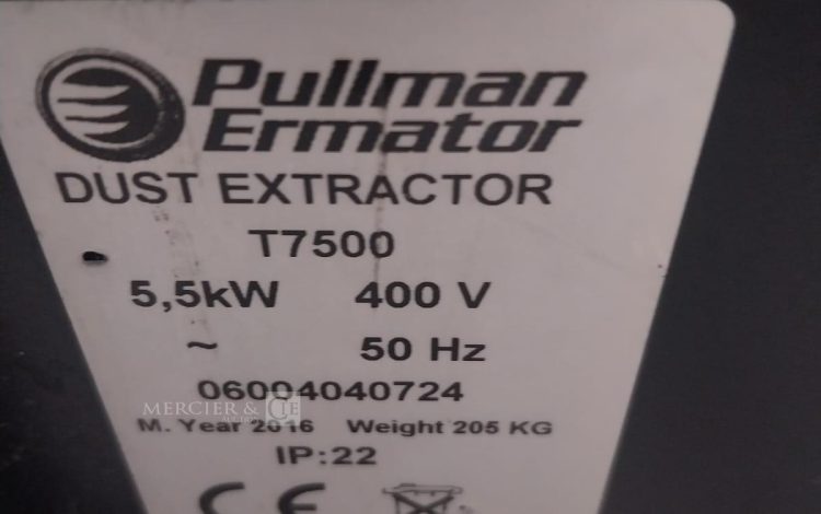 Autre Extracteur HEPA triphasé T7500,L’ extracteur de poussière triphasé T7500 a une c  259