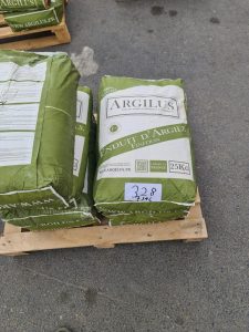 Autre Lot de 7 sac d’enduit d’argile finition , 25KG. Marque Argilus  272