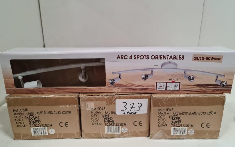 Autre Lot de 6 plafonniers arc basic 4 spots orientables . Marque LUN’AIR  303