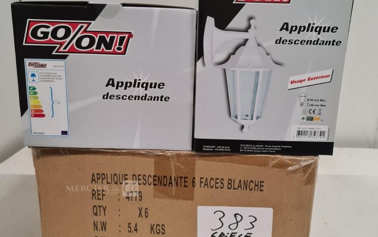 Autre Lot de 6 appliques descendante , usage extérieur  309