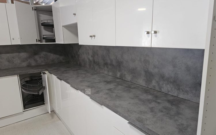 Autre Cuisine complète en L, coloris blanc brillant , marque OSKAB  47