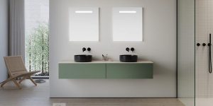 Autre Ensemble de 3 bacs à douche carrés, modèle Prima Style, coloris blanc brillant.  59