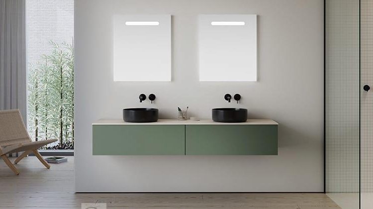 Autre Ensemble de 3 bacs à douche carrés, modèle Prima Style, coloris blanc brillant.  59