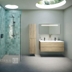 Autre Plan de travail double vasque en granite  60x220x2cm. Valeur d’achat 1500   65