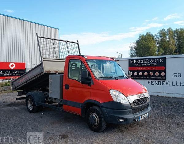 IVECO 35C13 BENNE SIMPLE CABINE COFFRE  DE-363-QS
