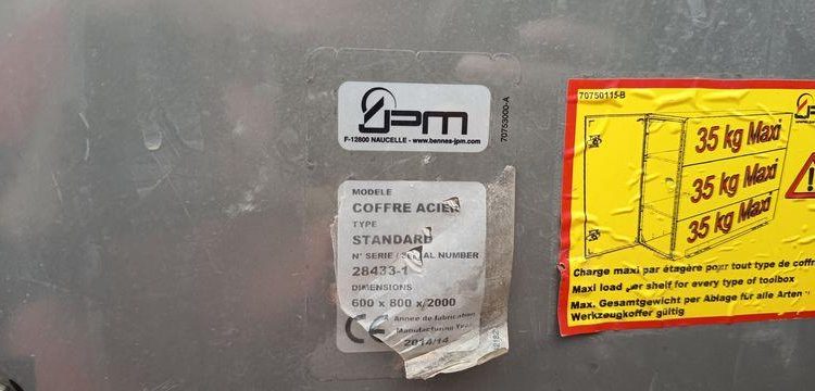 IVECO 35C13 BENNE SIMPLE CABINE COFFRE  DE-363-QS