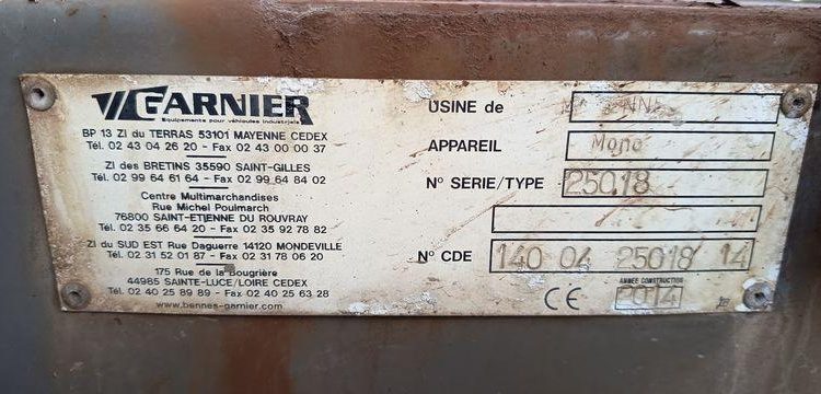 IVECO 35C13 BENNE SIMPLE CABINE COFFRE  DE-889-FV